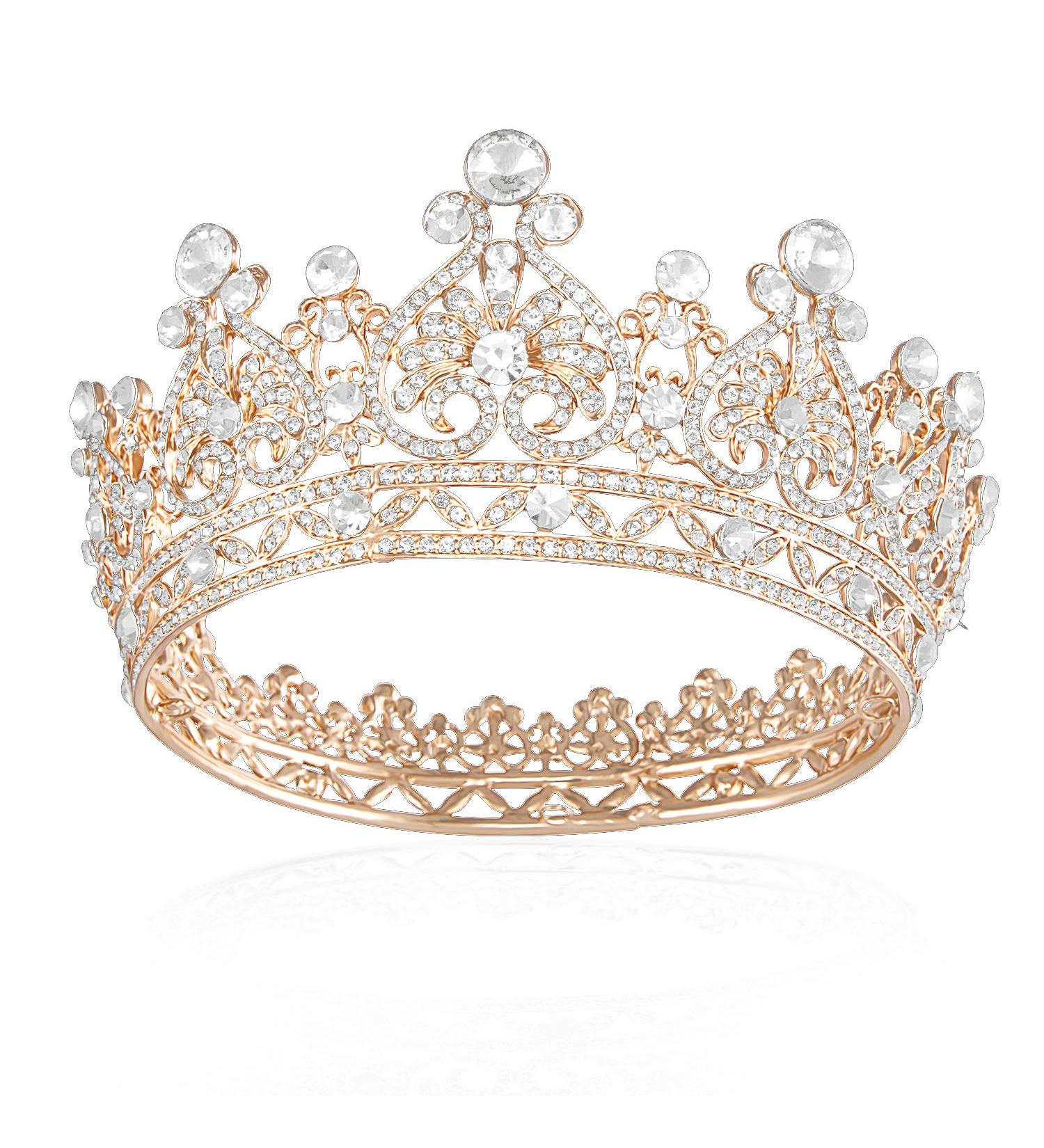 Joypea Rhinestone Vintage Tiara - Bridal Crowns for Wedding & Pageant Costume Queens - Buy Online on GoSupps.com