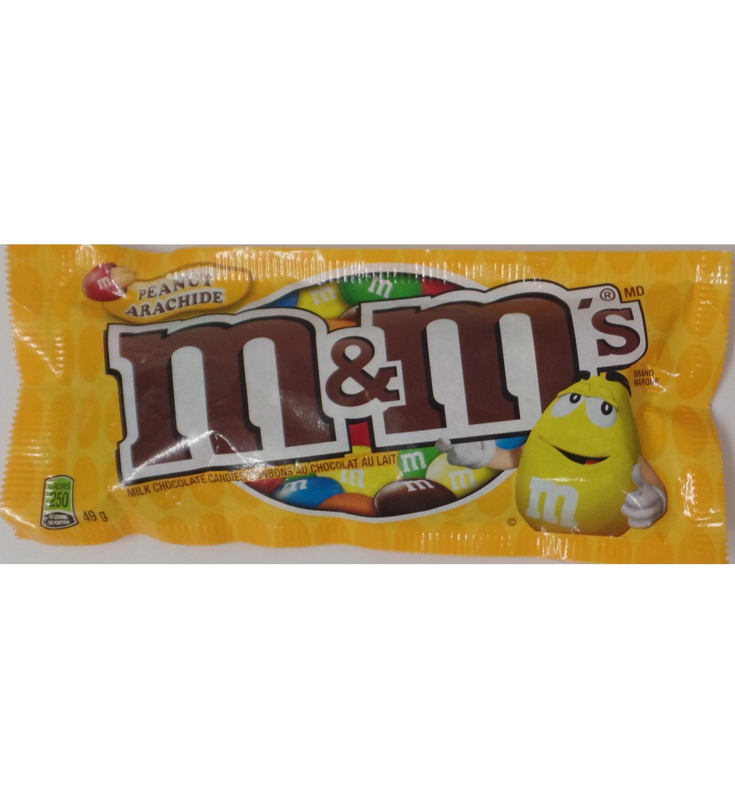 m&m's Milk Chocolate Candies 24x49g (Peanut Milk Chocolate)