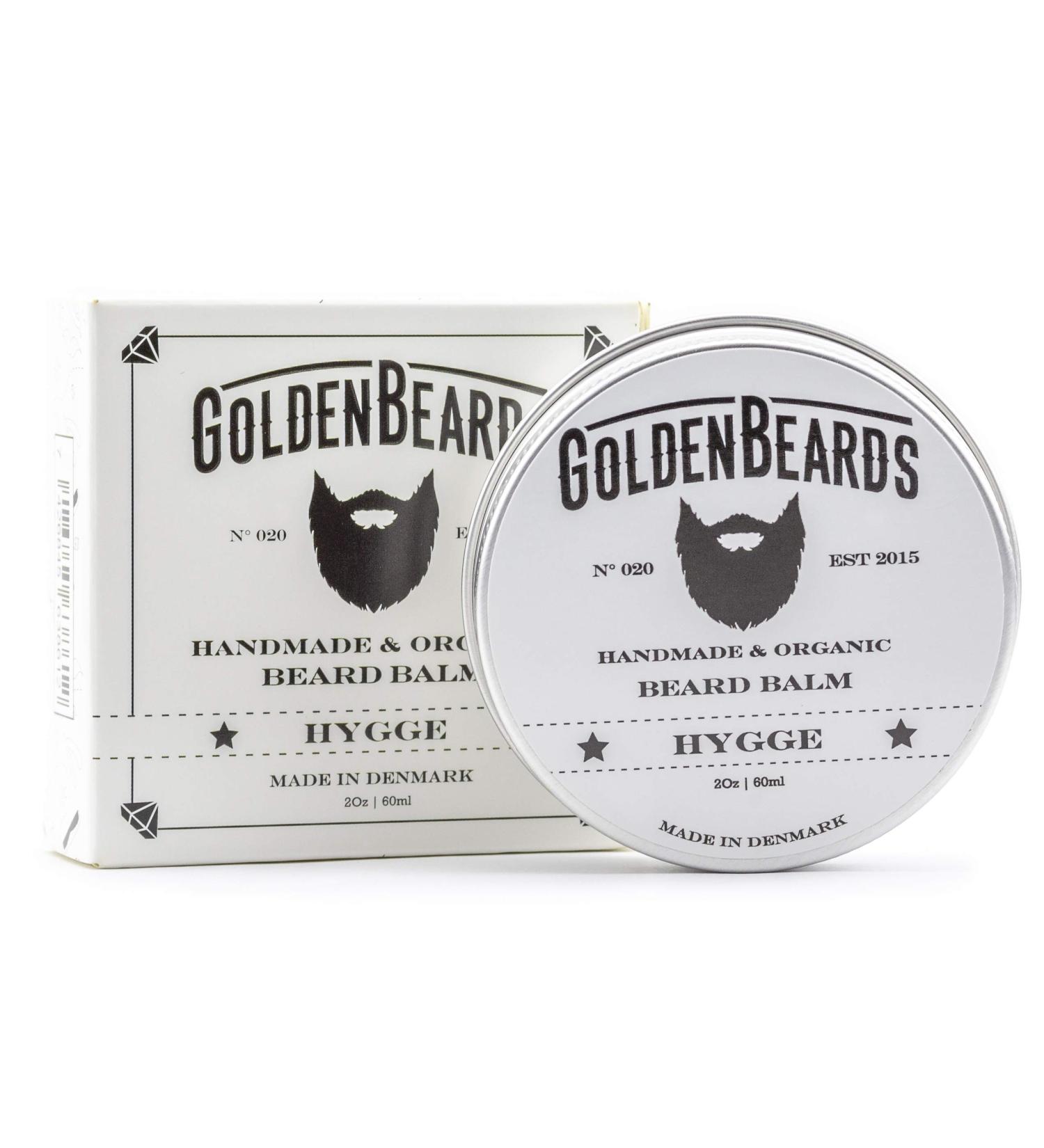 Buy Bio Beard Balm - HYGGE - 100% Organic & Non-Scented - Golden Beards - 60ML | International Shipping Available - Buy Online on GoSupps.com