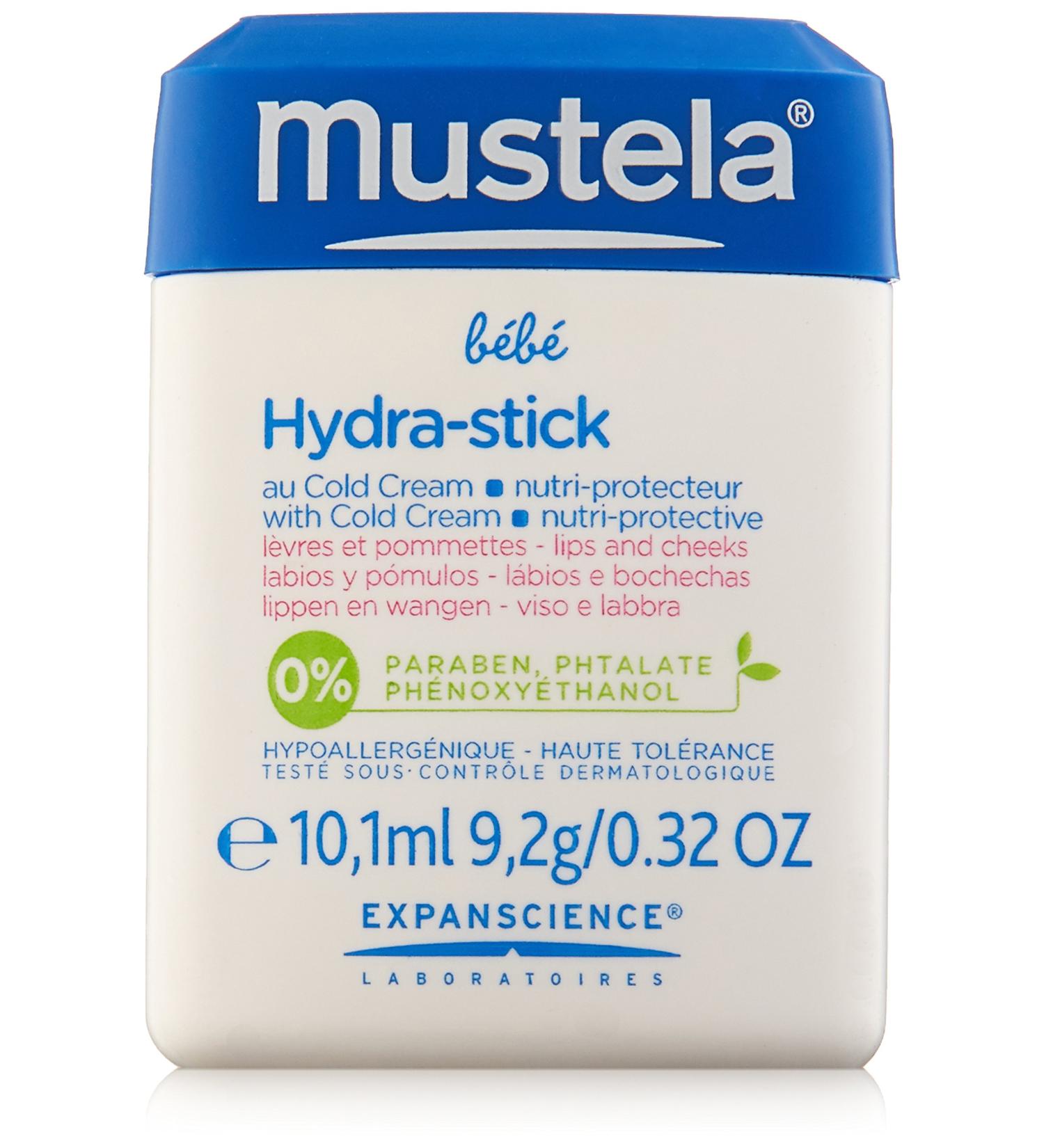 Mustela Hydra-Stick with Cold Cream Nutri-Protective 10g - Moisturizing Care for Dry Skin | International Shipping Available - Buy Online on GoSupps.com
