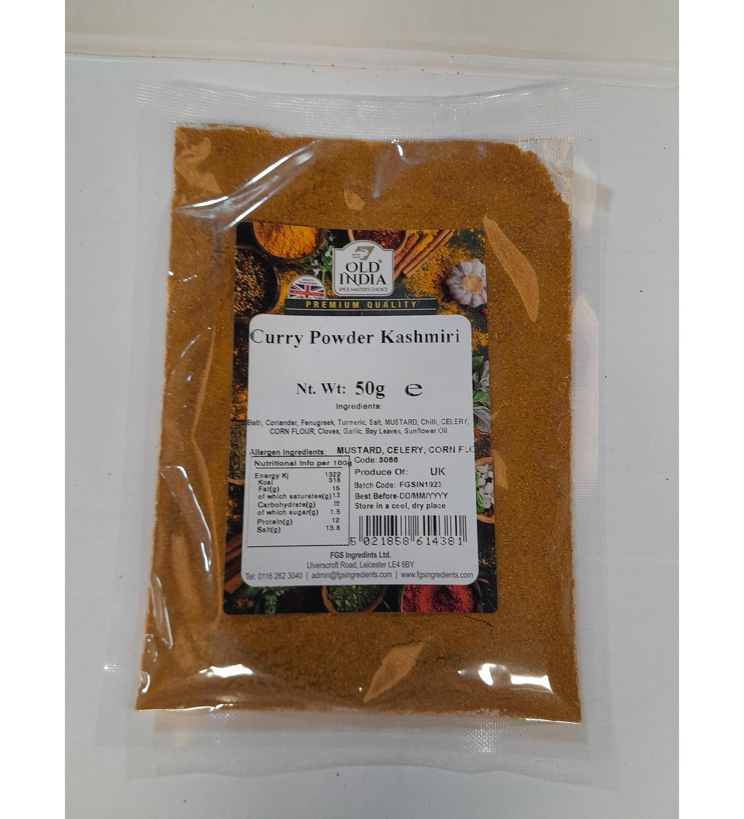 Old India Curry Powder Kashmiri 50g 50 g