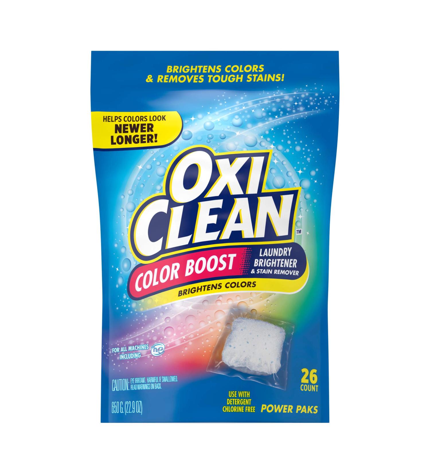 OxiClean Color Boost Power Paks 26 Count (Pack of 1) - Buy Online on GoSupps.com