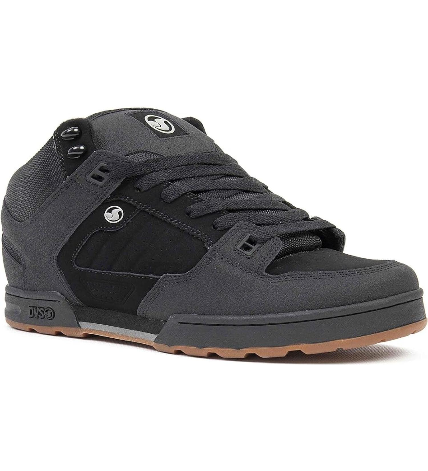 DVS Men's Militia Boot Skate Shoe 9.5 - Black Fiery Black - Buy Online on GoSupps.com