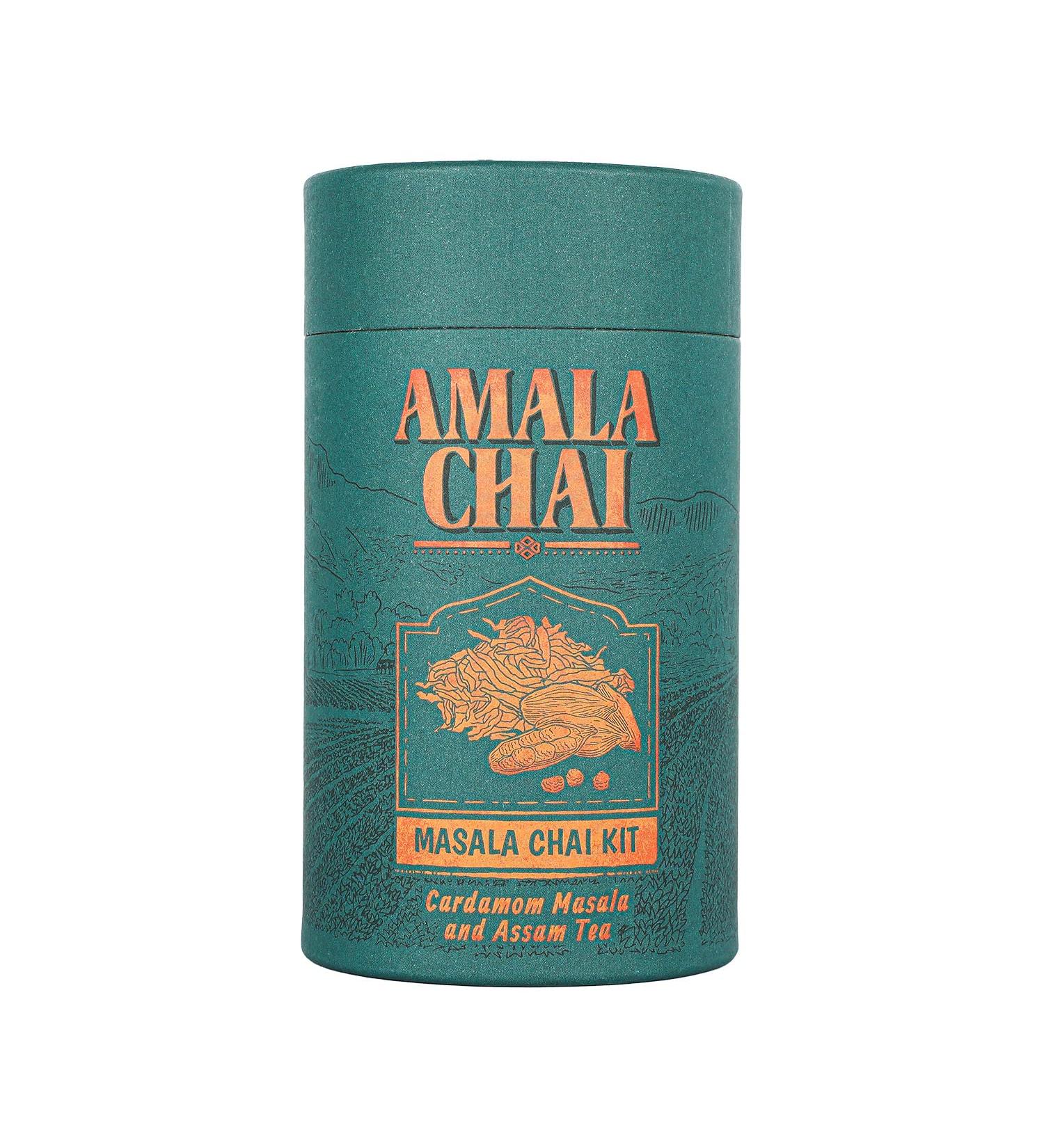 Cardamom Masala & Assam Tea Kit for 15 Cups | Authentic Masala Chai Blend - Buy Online on GoSupps.com
