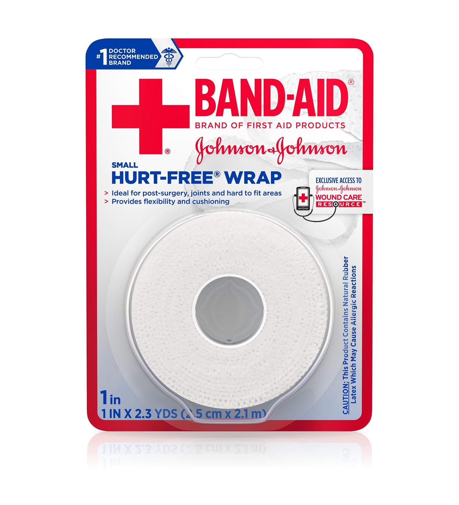 Buy Band Aid Small Hurt Free Wrap - Gentle Protection for All Skin Types | Fast International Shipping - Buy Online on GoSupps.com