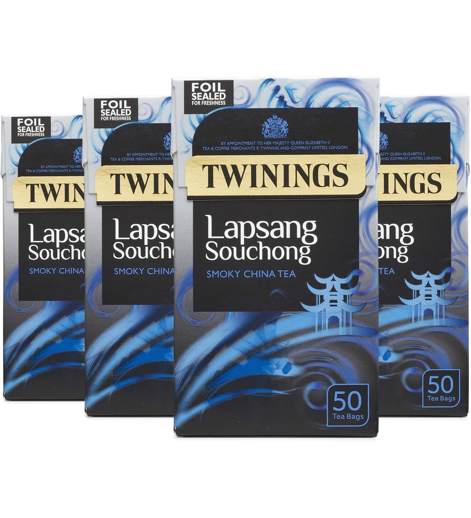 Twinings Lapsang Souchong Tea 200 Tea Bags 50 Count (Pack of 4) - Buy Online on GoSupps.com