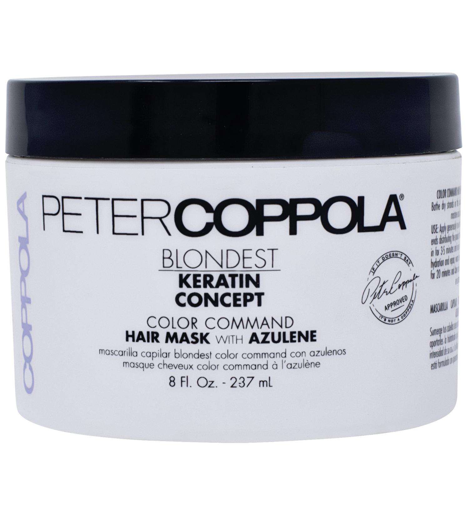 Peter Coppola Color Command Blonde Hair Mask with Azulene - Toning & Repair (8 OZ) - Buy Online on GoSupps.com