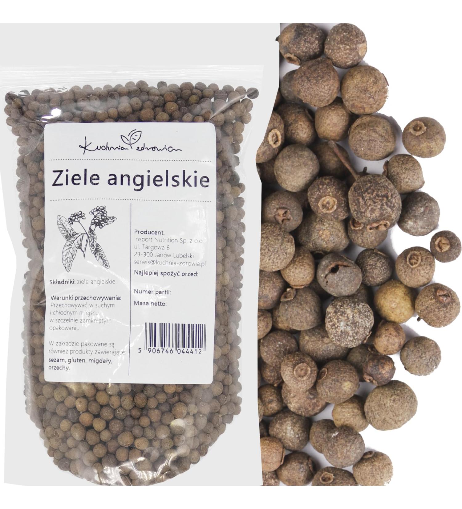 Kuchnia Zdrowia - Allspice - Aromatic - Natural - No Additives - Vegan - Leak Proof Packaging with Zip - Doypack: (500 Grams - Buy Online on GoSupps.com