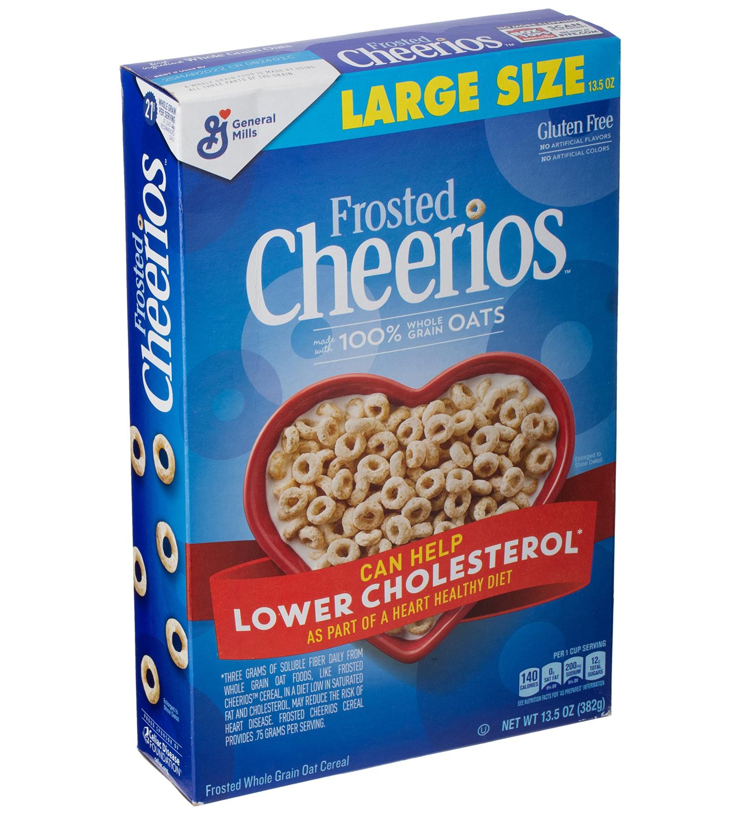 General Mills Frosted Cheerios Gluten Free - 13.5 oz | Delicious & Nutritious Cereal - Buy Online on GoSupps.com