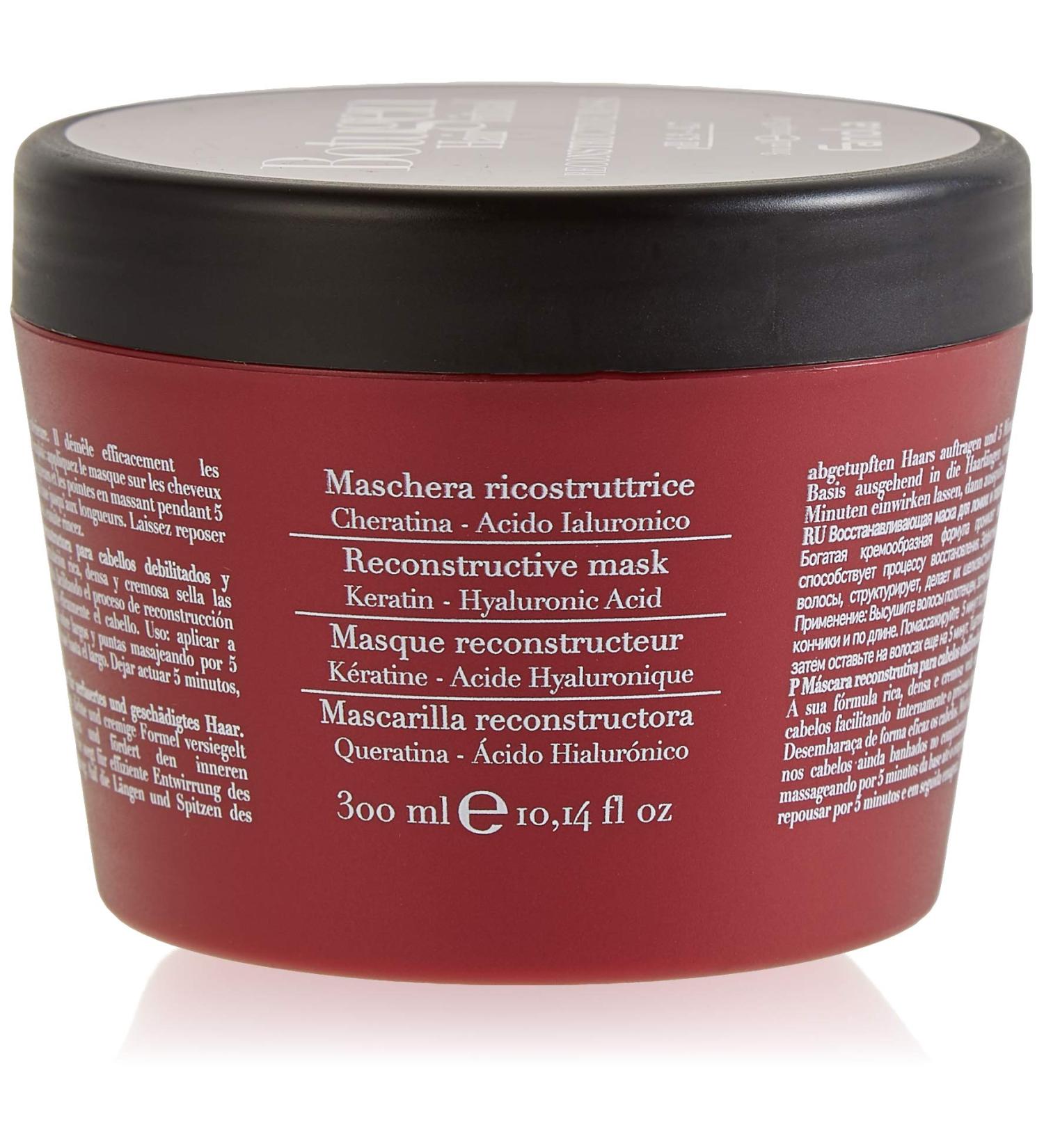 Fanola Botugen Botolife Mask Ph 4.5 - Reconstructive Hair Mask with Keratin & Hyaluronic Acid - 10.14oz - Buy Online on GoSupps.com