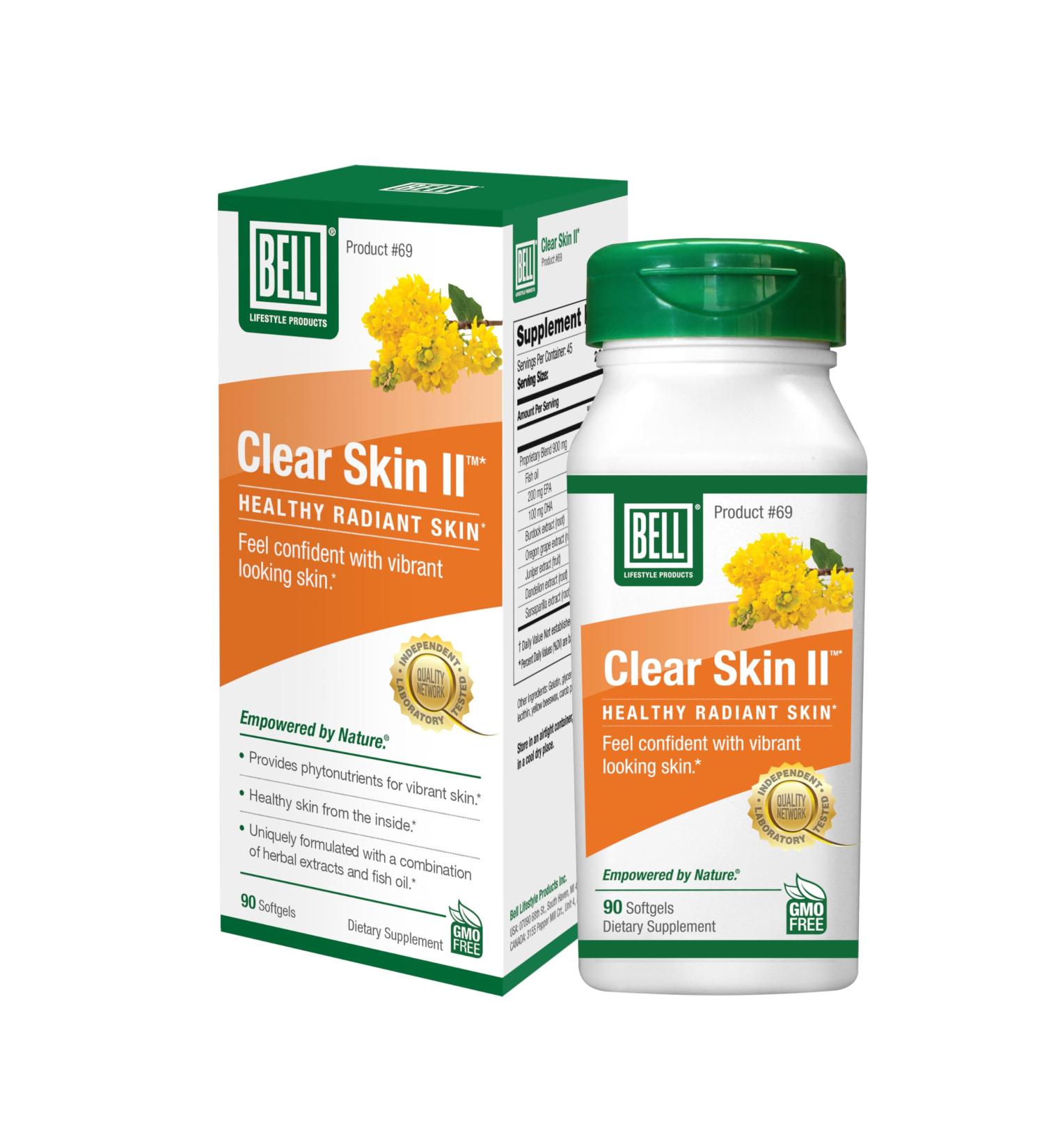 Bell Clear Skin Lifestyle Products | Works from The Inside by Providing The nutrients Needed for Healthy Vibrant Skin | Sold Directly by The Manufacturer - Buy Online on GoSupps.com