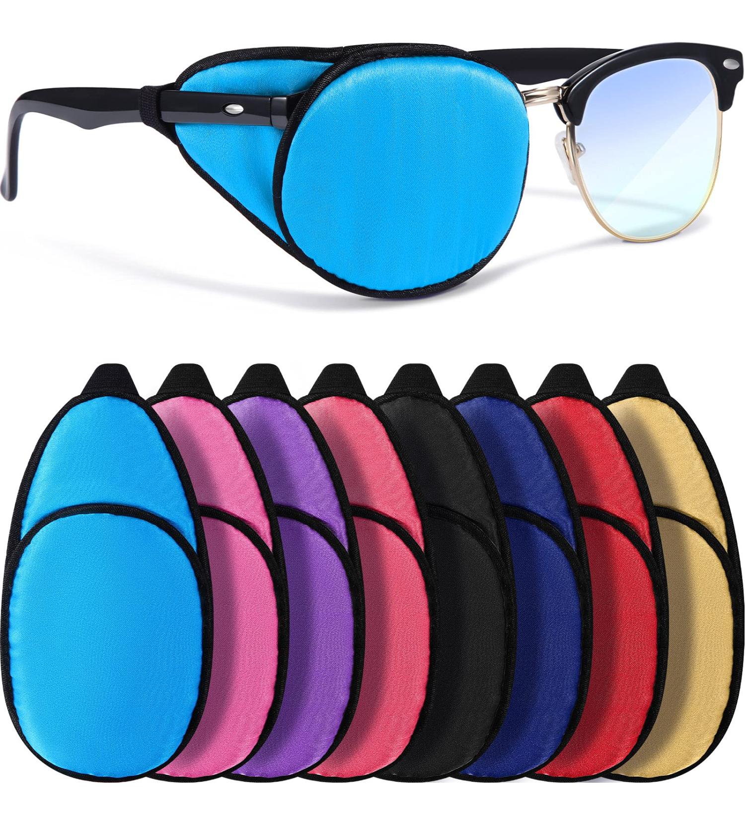 Buy 8 Pieces Silk Eye Patch - Soft Single Eye Patch for Adults & Kids | Comfortable Relief for Glasses Wearers - International Shipping Available - Buy Online on GoSupps.com
