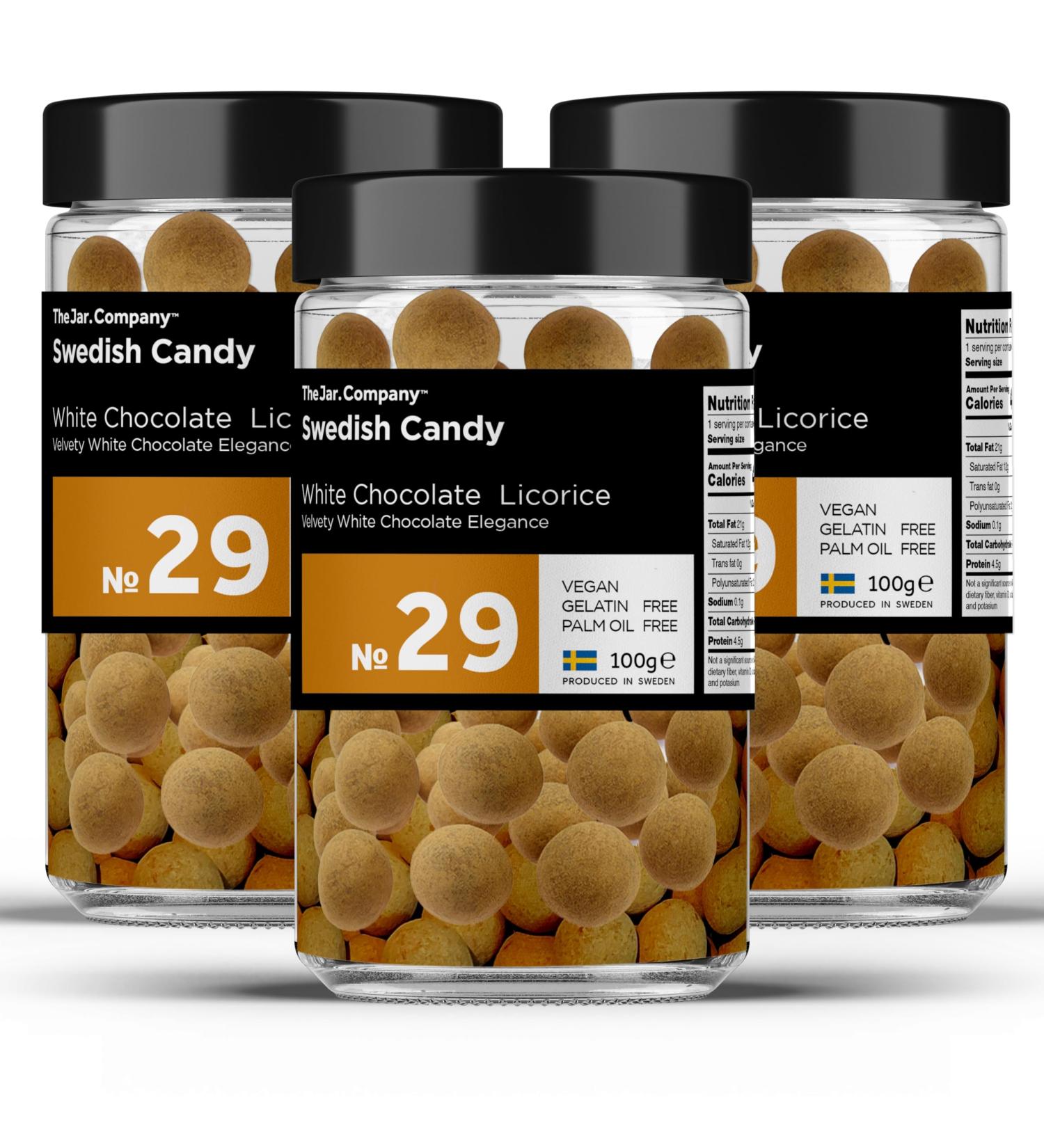 TheJar.Company - Swedish Candy - 29 - White Chocolate Licorice