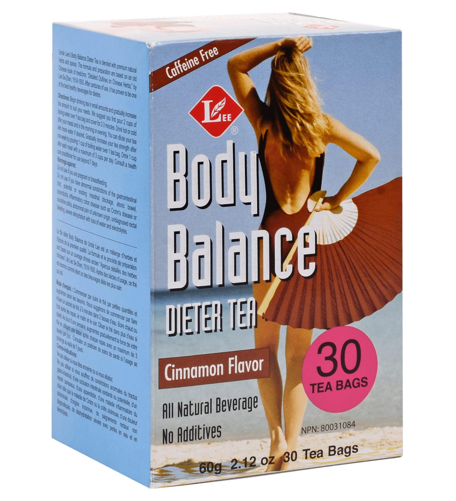 Uncle Lee's Tea Body Slim Dieter Tea - Cinnamon Flavor, 30 Tea Bags (2.43 oz) | Effective Weight Loss Support - Buy Online on GoSupps.com