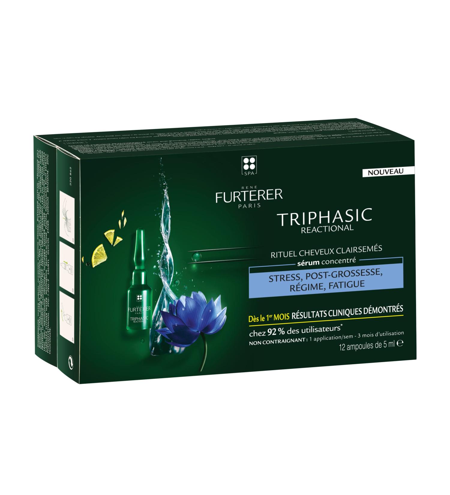 Ren Furterer - TRIPHASIC REACTIONAL - Reactive Serum Routine -12x5ml - Buy Online on GoSupps.com