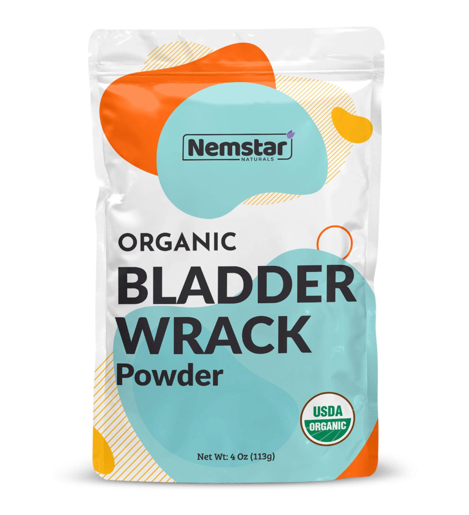 Nemstar Organic Bladderwrack Powder 4oz - Sea Kelp Supplement for Immune System, Thyroid & Joint Wellness - With Sea Moss & Burdock Root for Weight Management - Buy Online on GoSupps.com