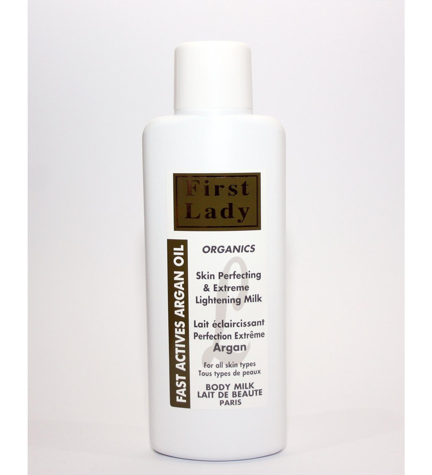 First Lady Organics Skin Perfecting & Extreme Lightening Body Milk 750ml (Argan Oil) - Buy Online on GoSupps.com