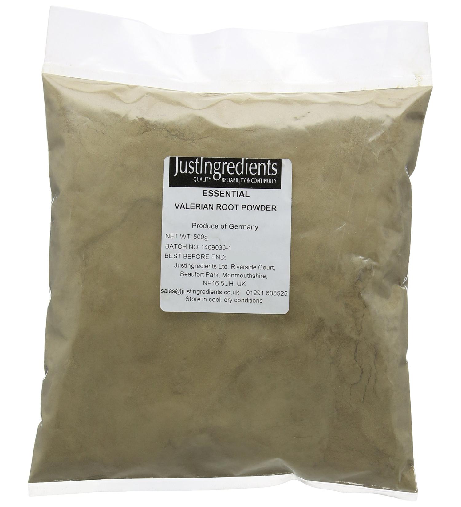 JustIngredients Essentials Valerian Root Powder 500 g - Buy Online on GoSupps.com