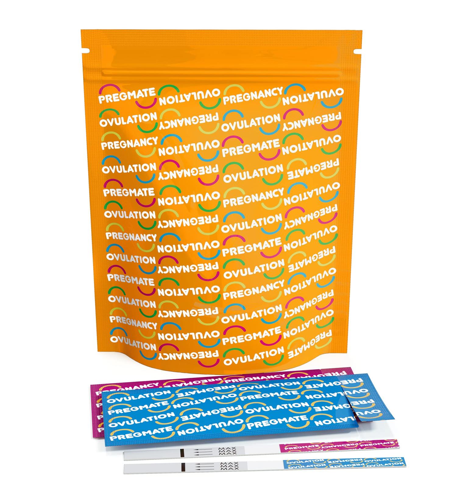 Pregmate 100 Ovulation and 20 Pregnancy Test Strips Predictor Kit - 120 Piece Set - Buy Online on GoSupps.com