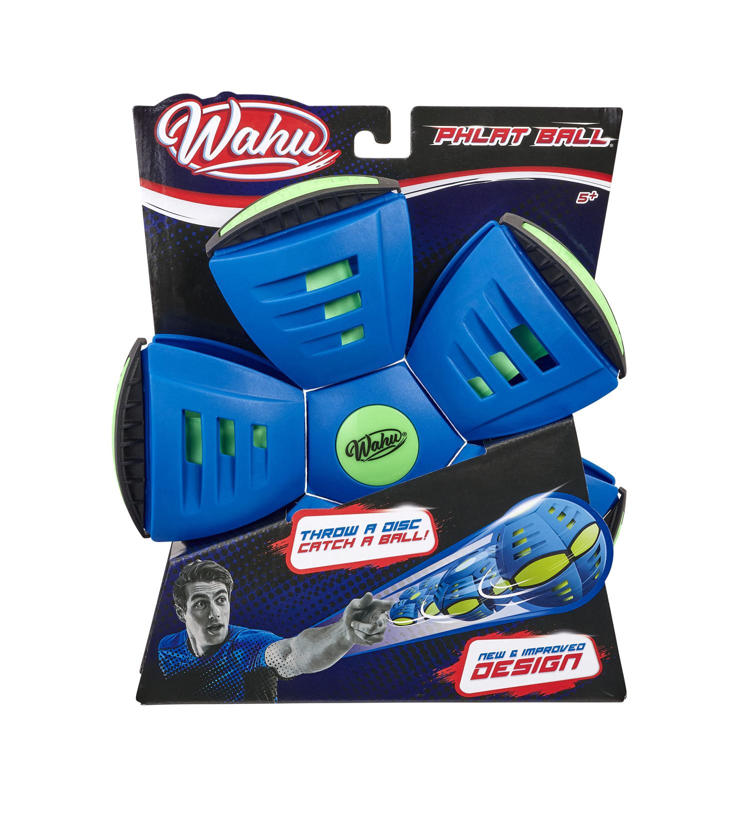 Buy Wahu Phlat Ball Classic Blue - Transformable Outdoor Game for Kids 5+ | 15.7cm Ball & 22.9cm Frisbee | Fun Games for 2+ Players - International Shipping Available - Buy Online on GoSupps.com