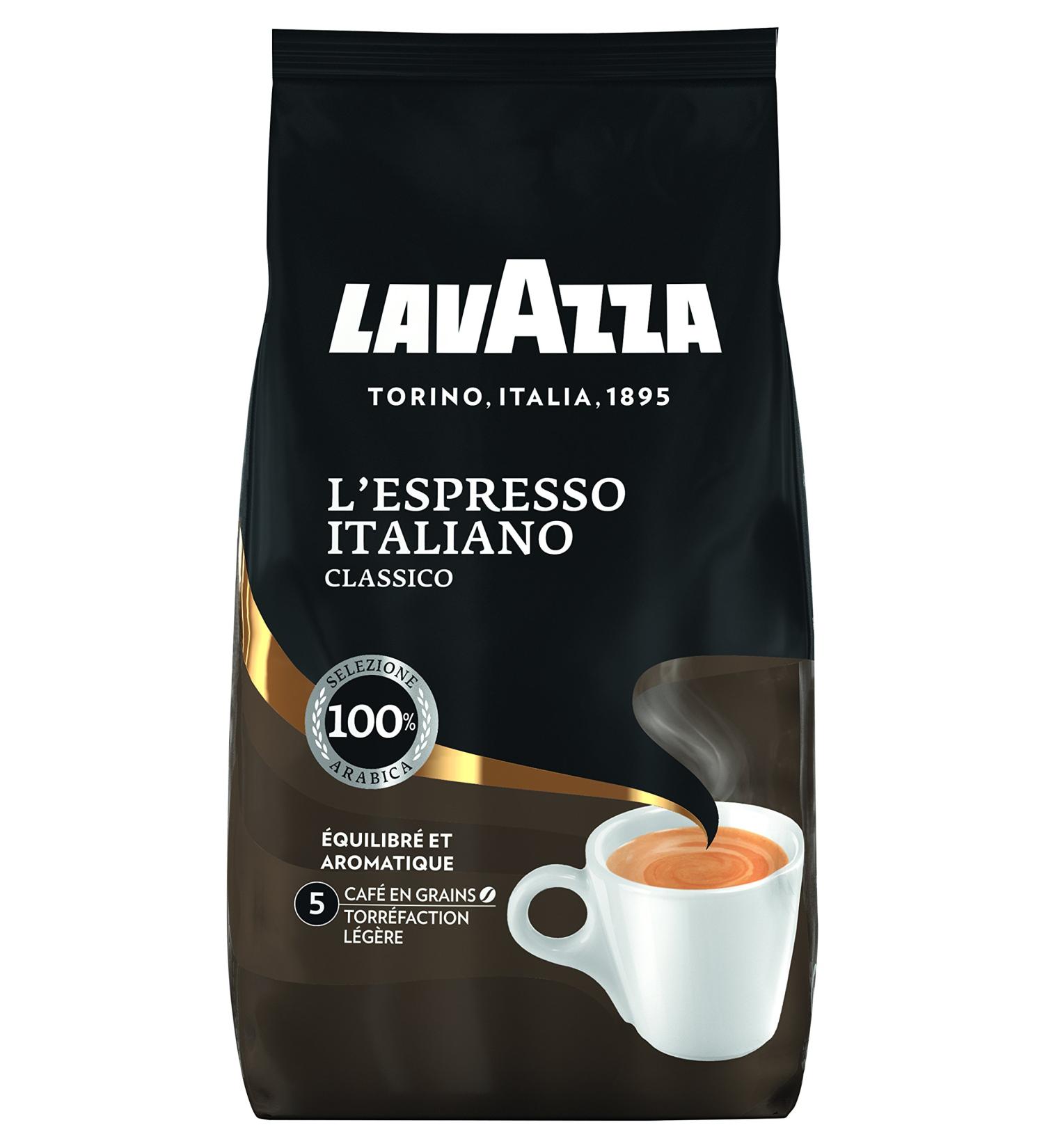Lavazza - L' Espresso Italiano Coffee Beans - Balanced and Aromatic Espresso - Pack of 4 x 500 gr 2 Kg  - Buy Online on GoSupps.com