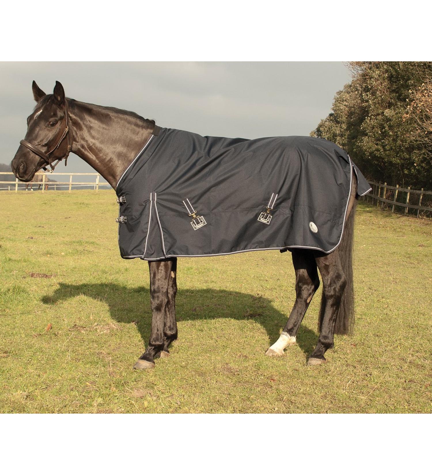Rhinegold Torrent Outdoor Rug Lightweight.No fill Black 6'9" Single