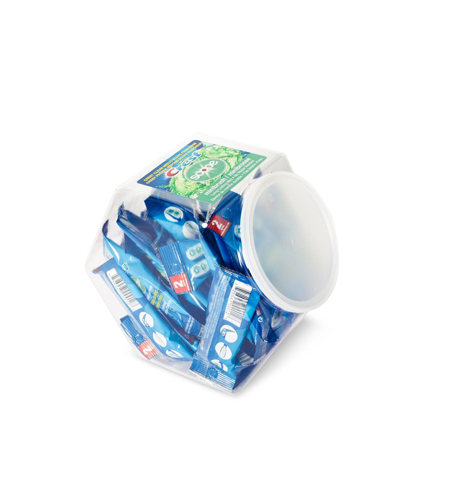 Crest Scope Mini Brushes - 72 Count Fishbowl Pack - Buy Online on GoSupps.com