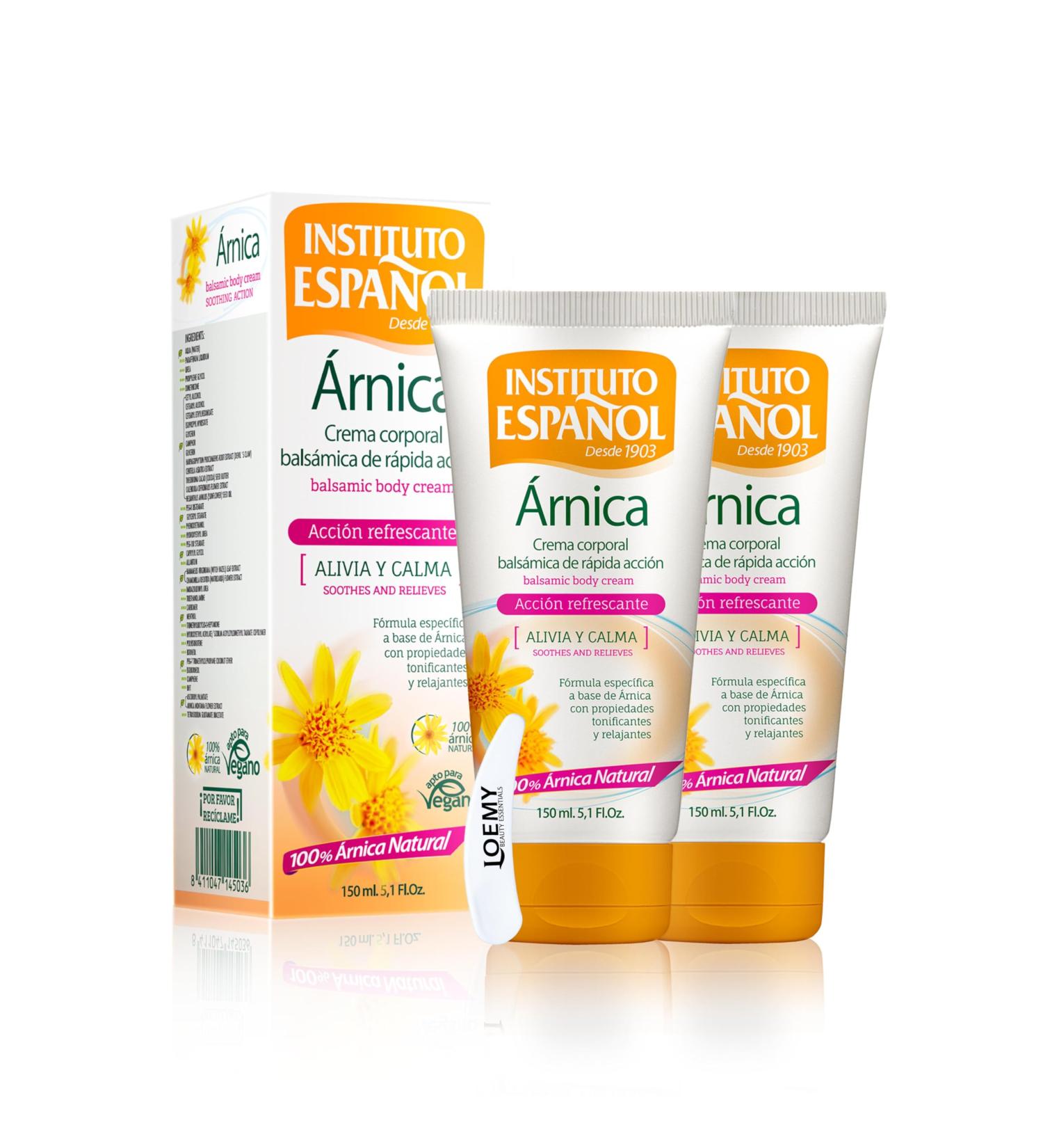 Instituto Espa ol Arnica cream maximum performance 2 x 150 ml fastacting arnica cream for bruises and swelling cream for bruises with mountain arnica extract natural vegan - Buy Online on GoSupps.com