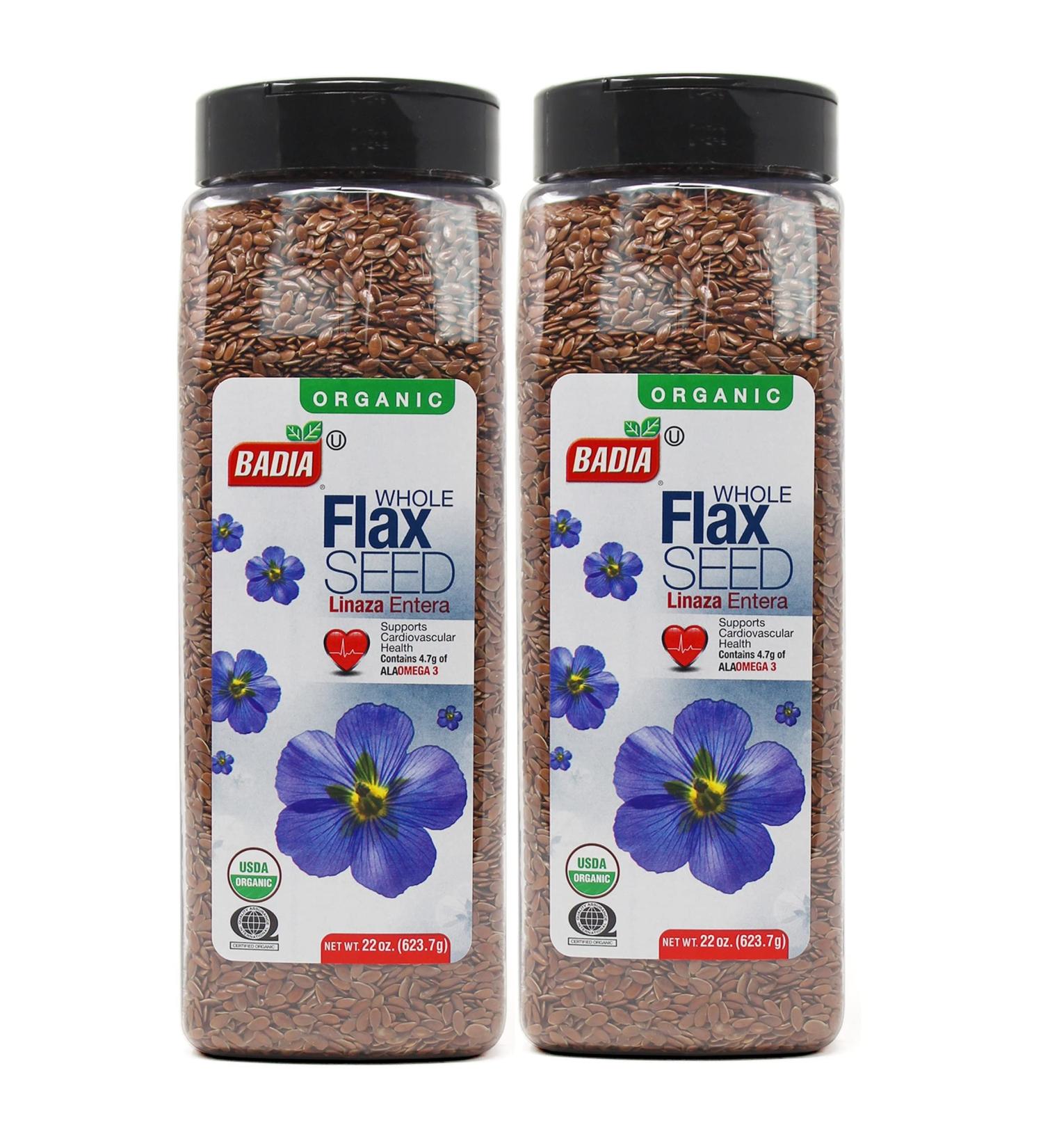 Organic Flax Seed Whole  22 oz