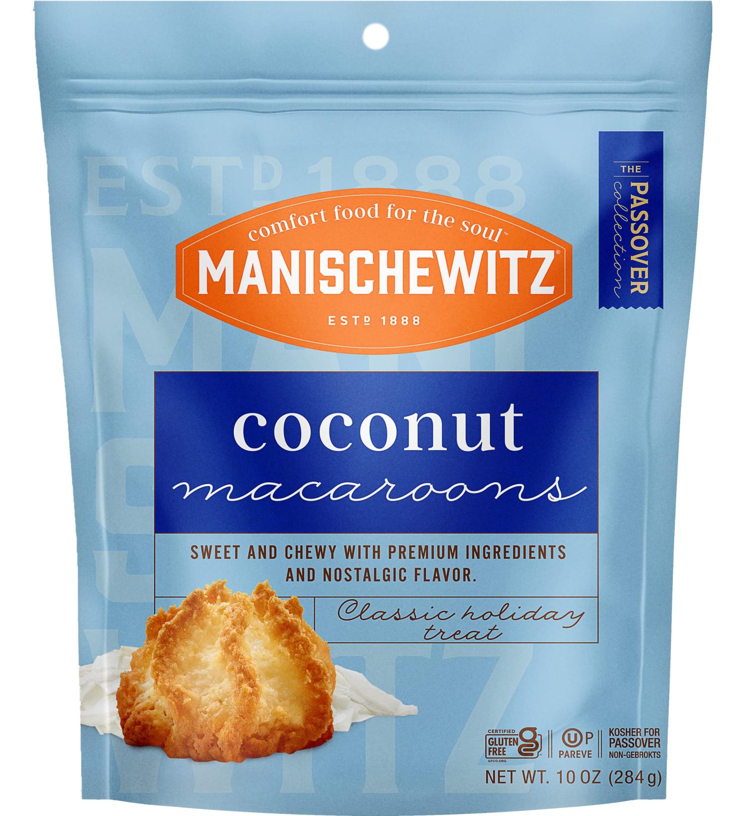 Manischewitz Macaroon Coconut Cookies - 10 oz - Buy Online on GoSupps.com
