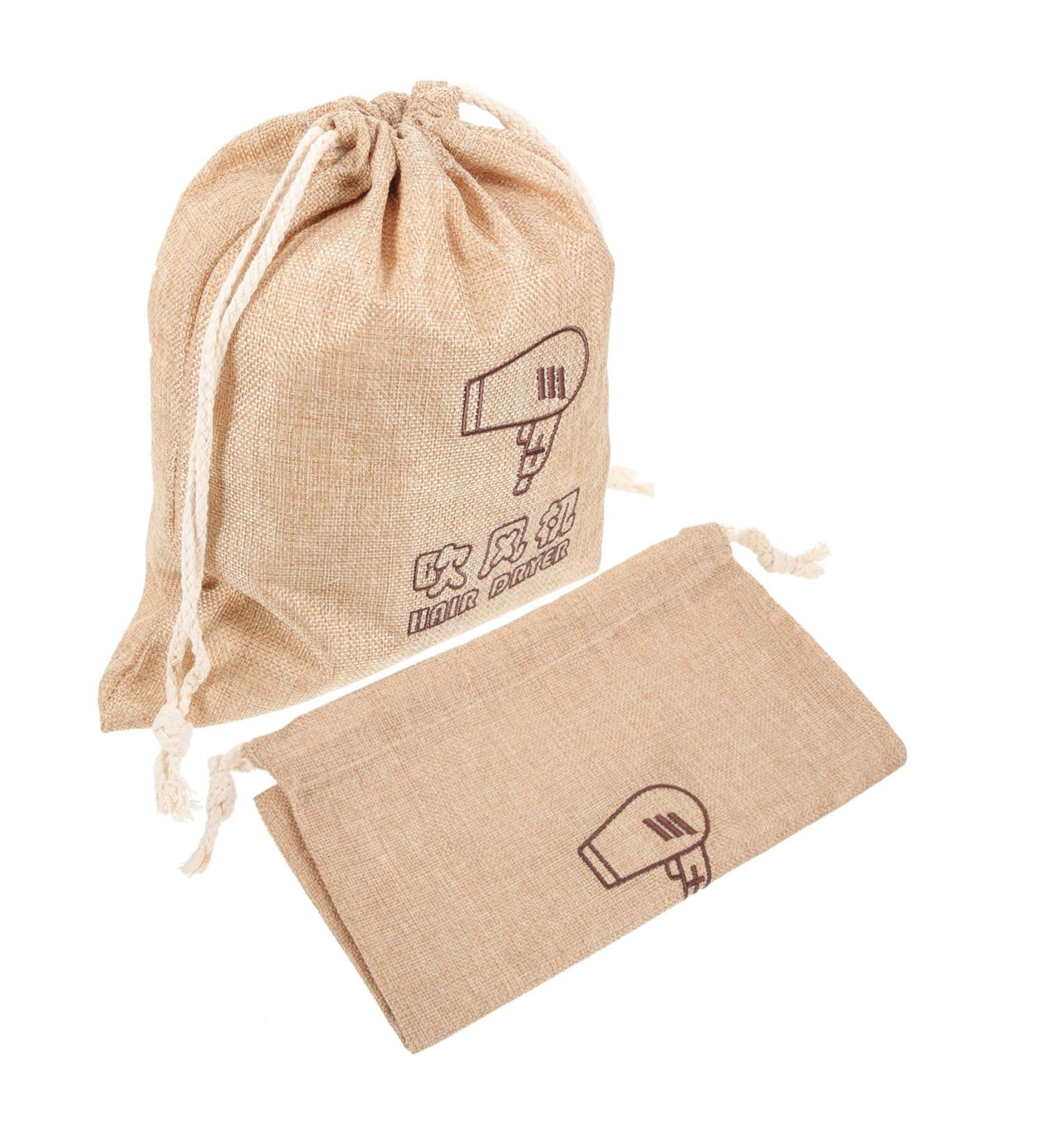 TOVINANNA 2pcs Portable Drawstring Bag Portable Hair Dryer Bags Blow Dryer Retractable Cord Travel Bag Cloth - Buy Online on GoSupps.com