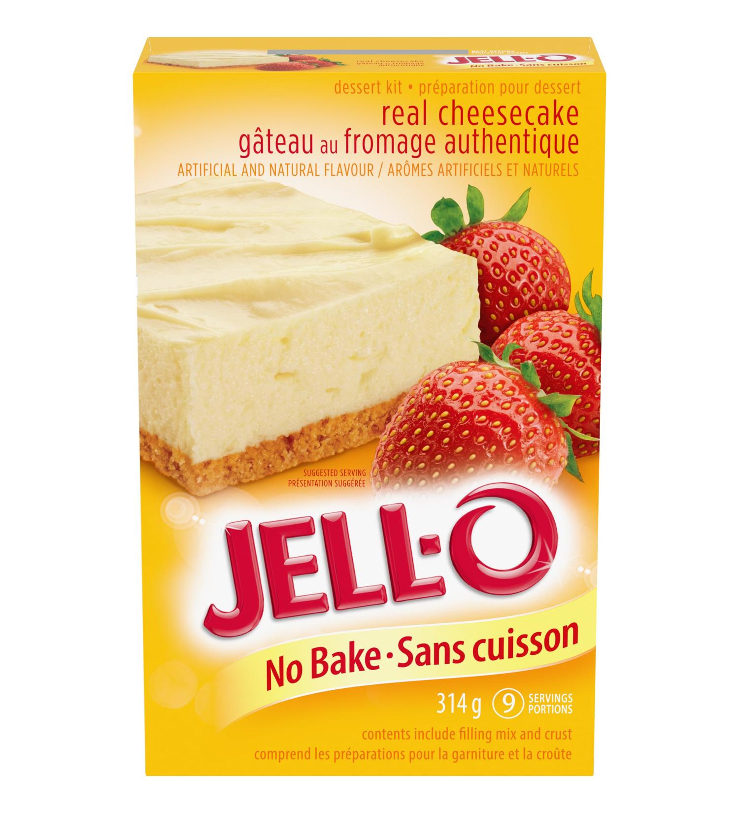 Jell-O No Bake Cheesecake Dessert 314g (Pack of 6) - Buy Online on GoSupps.com
