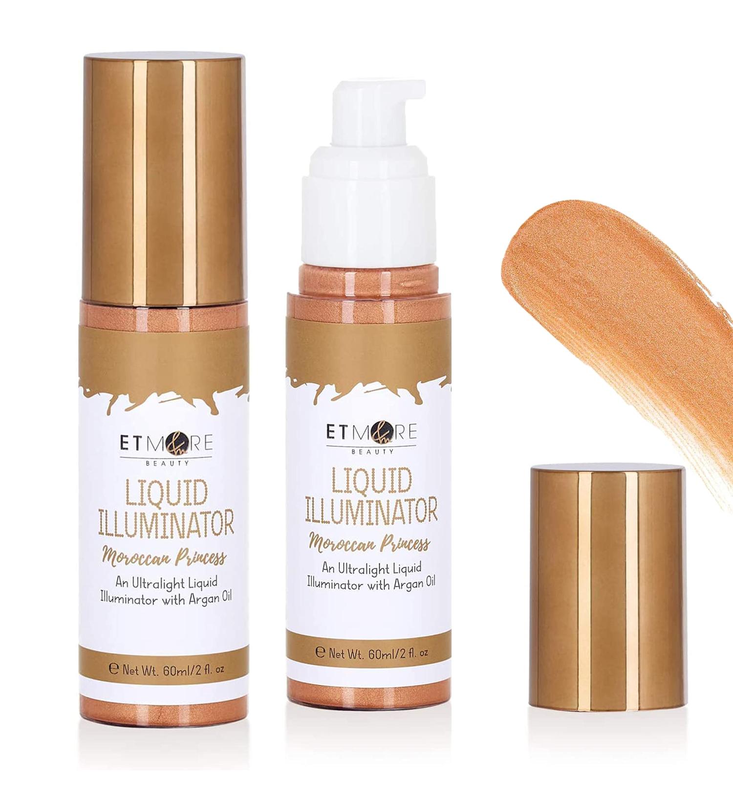 Etmore Radiant Glow Liquid Illuminator with Argan Oil - Natural Luminosity for a Stunning Radiance (Moroccan Princess) - Buy Online on GoSupps.com