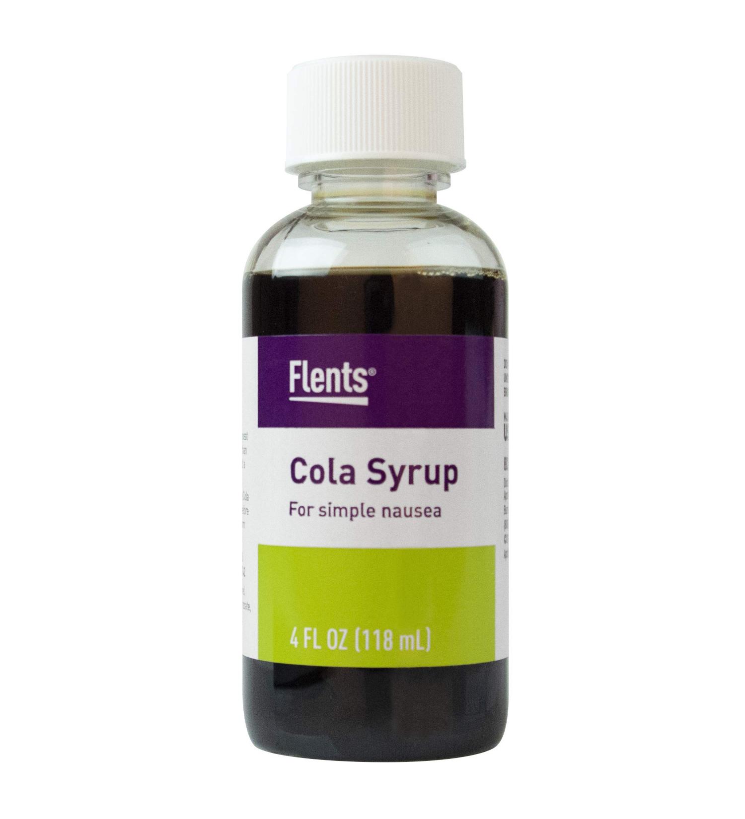 Flents Cola Syrup 4 Fl Oz - Relieves Nausea Symptoms - Made in USA - Buy Online on GoSupps.com