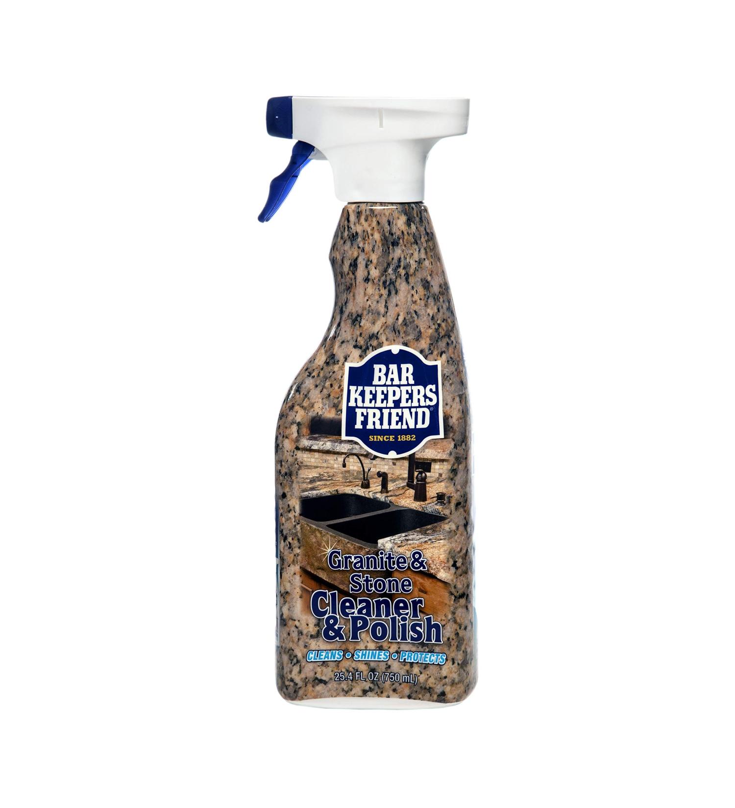 Bar Keepers Friend Granite & Stone Cleaner & Polish (25.4 oz) - Natural & Manufactured Stone Quartz, Silestone, Marble Countertop Cleaner - Buy Online on GoSupps.com