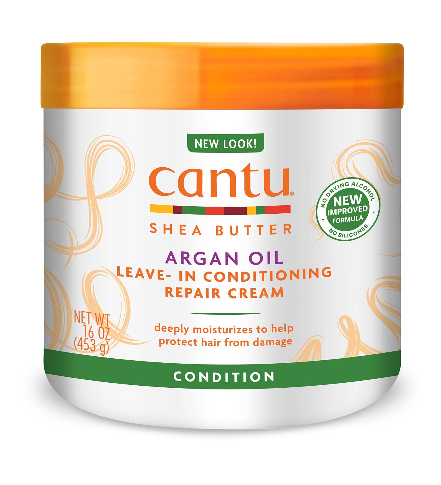 Cantu Argan Oil Leave-In Conditioning Repair Cream 16 oz - Packaging May Vary - Buy Online on GoSupps.com