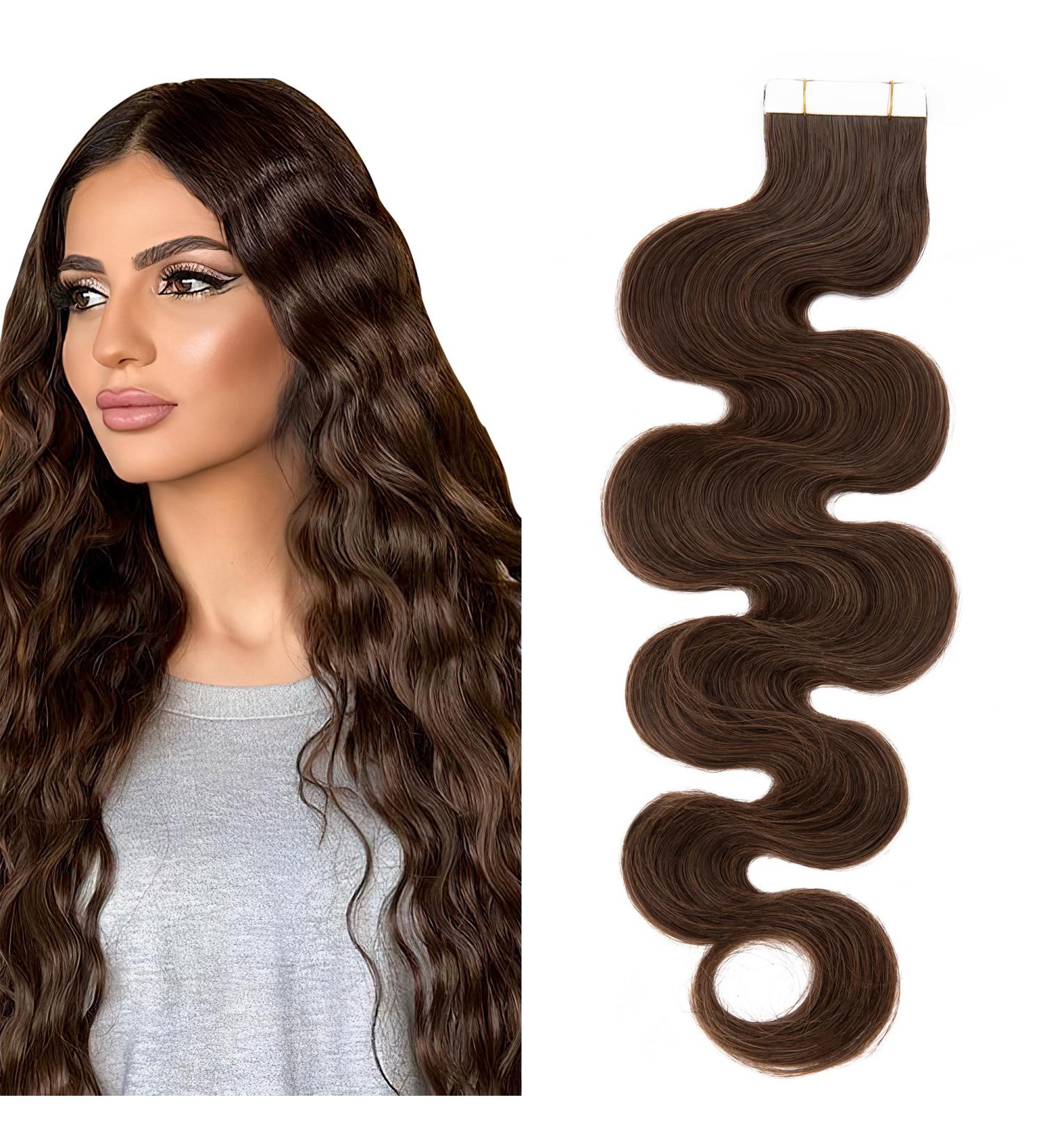 Buy SEGO TAPE Extensions - Real Hair 35cm Adhesive Tape 20 Pieces 40g + 10 Double-Sided for Effortless Style - Buy Online on GoSupps.com