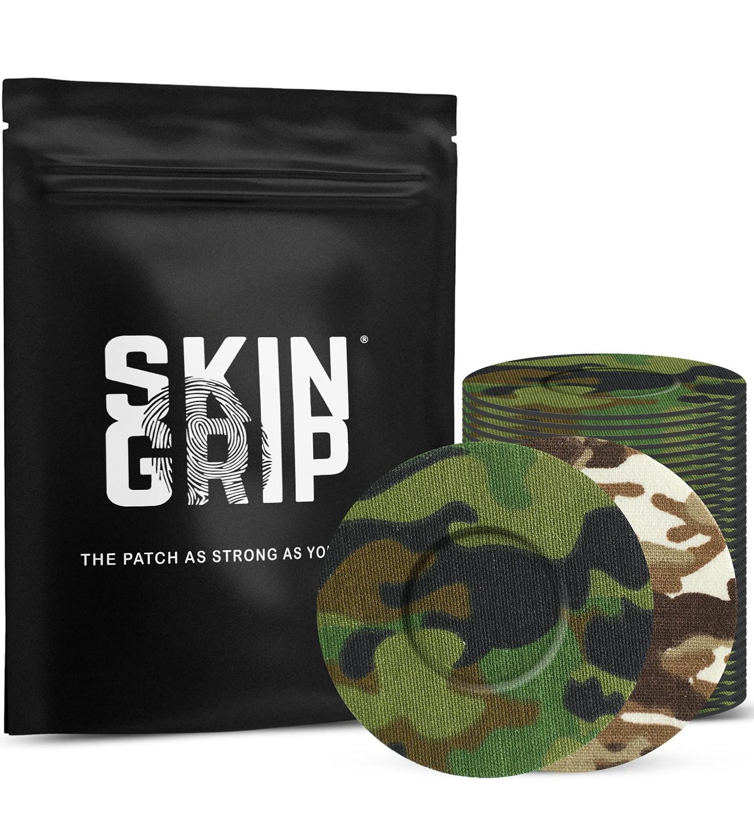 Skin Grip Freestyle Libre 2 Adhesive Patches - Waterproof & Sweatproof - 20 Pack Camo - Buy Online on GoSupps.com
