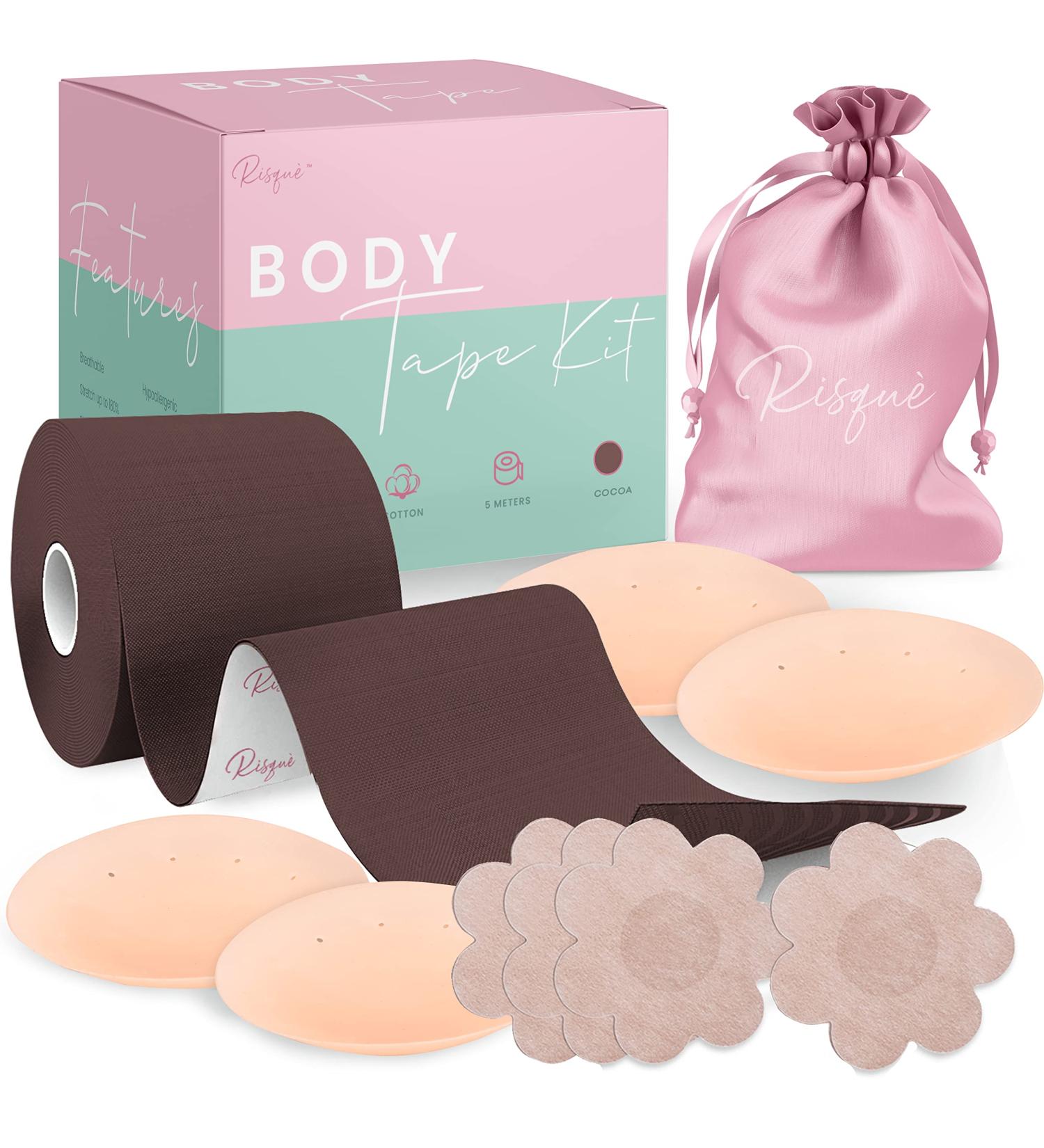 Chest Brace Kit for Lift & Contour | Waterproof Sweat-Proof Bob Tape - Dark Cocoa - Buy Online on GoSupps.com