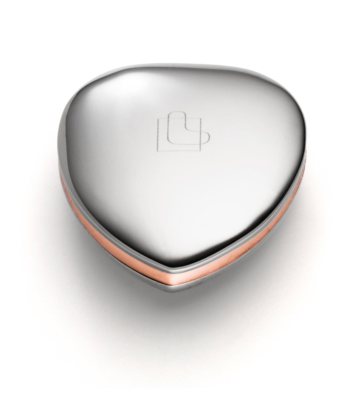 Lunavit Power Heart Duo - Stainless Steel & Copper Magnet for Back Neck & Joints | 3000 Gauss Neodymium Magnet | Perfect Gift for Men & Women - Buy Online on GoSupps.com