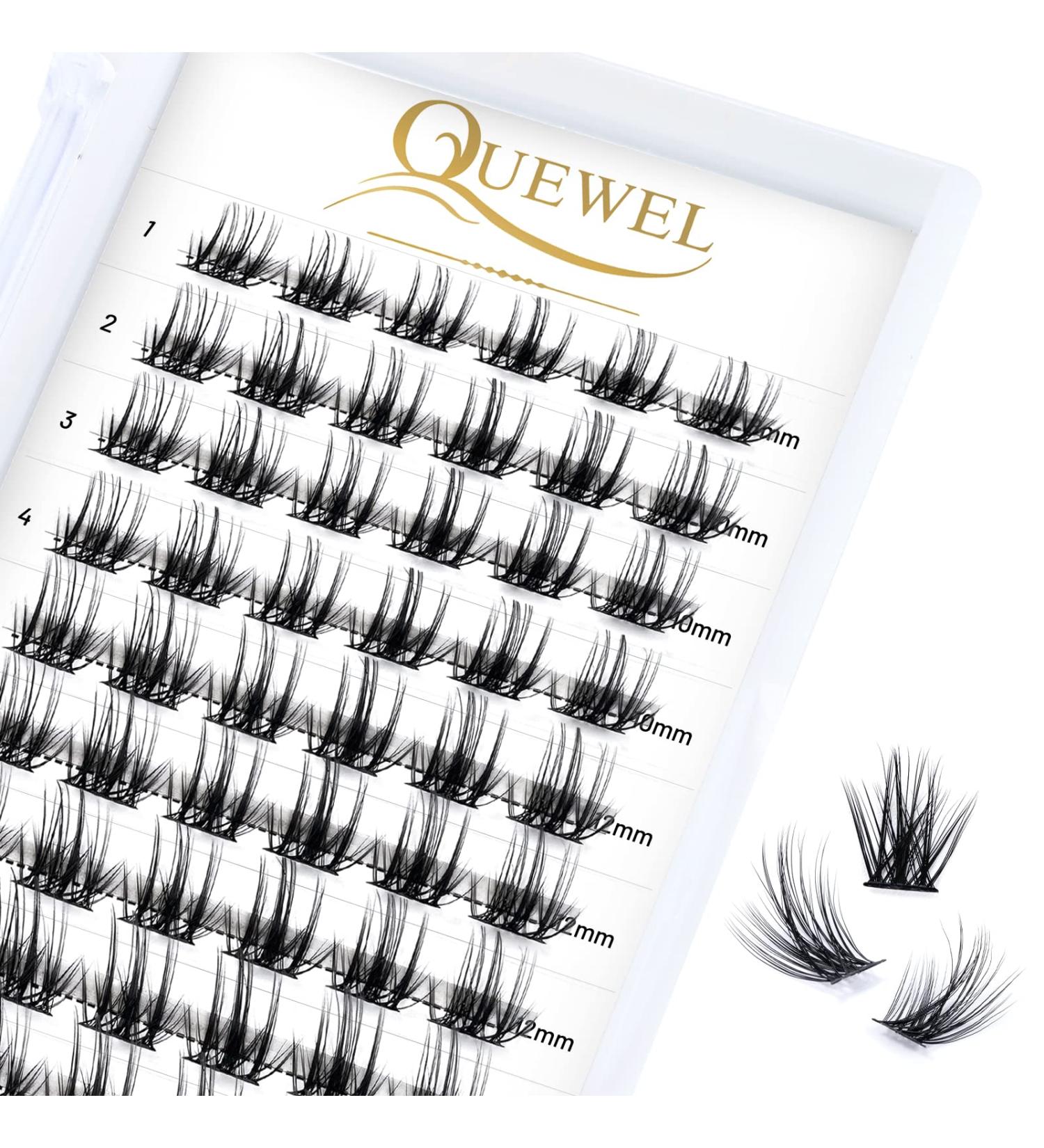 Fluffy 02-D Mix Individual Eyelash Clusters (8-16mm) - D Curl DIY Eyelash Extensions for Stunning Eye Makeup | International Shipping Available - Buy Online on GoSupps.com