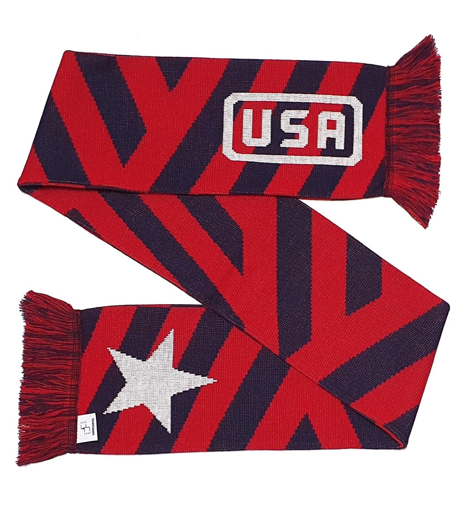 USA Soccer Knit Scarf - Euroscarves | Official Star Design - Buy Online on GoSupps.com