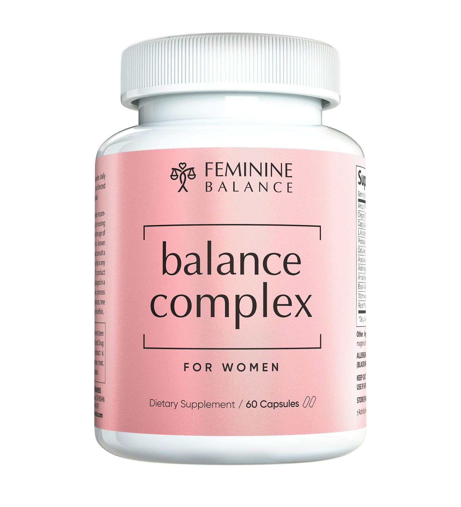 Balance Complex Vaginal Health Supplement 60 Capsules - Buy Online on GoSupps.com