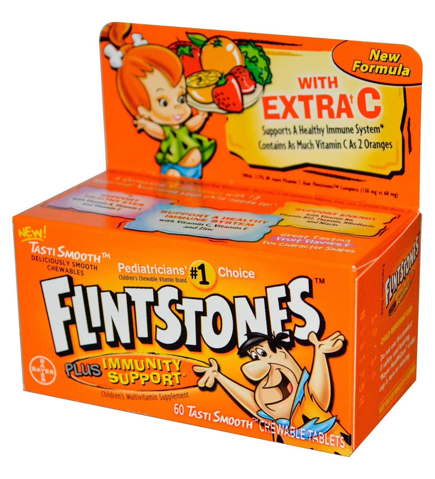 Flintstones Children's Multivitamin Supplements Chewable Tablets 60 ea