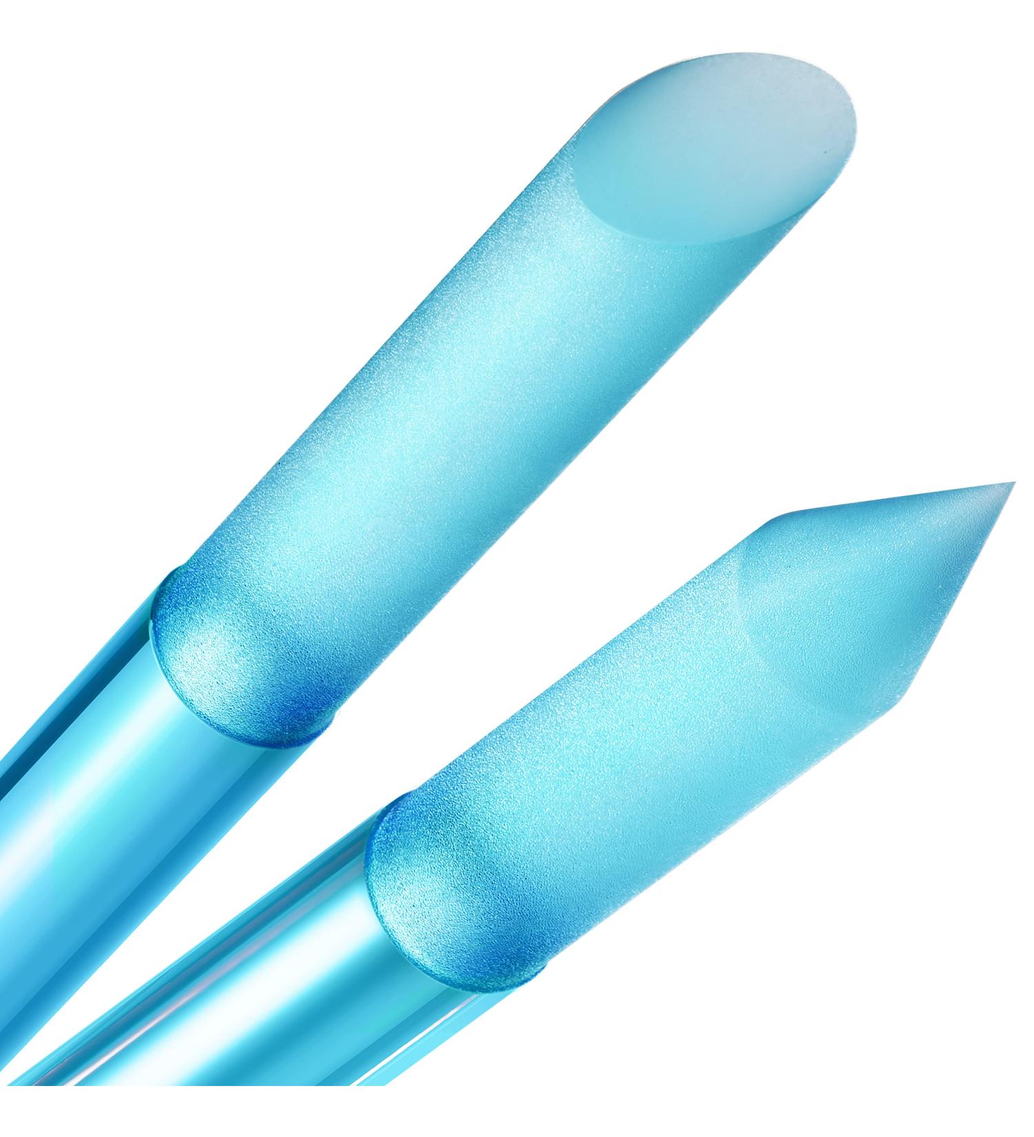 Professional Glass Nail Shaver & File - Precision Manicure Tool for Cuticles | Czech Quality Baby Blue - Buy Online on GoSupps.com
