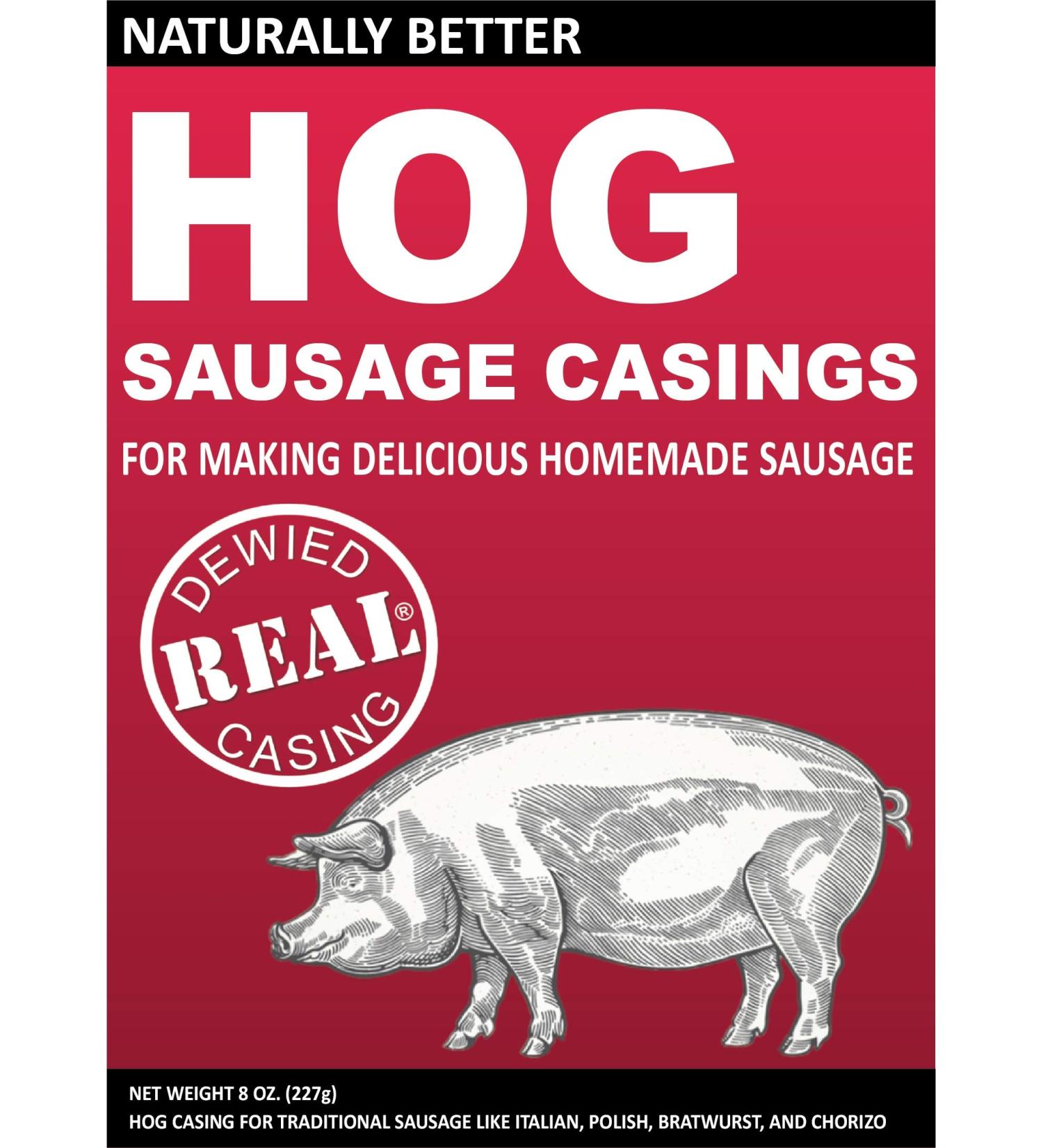 Hog Home Pack Sausage Casings 32mm (8oz.) 8 Ounce (Pack of 1)