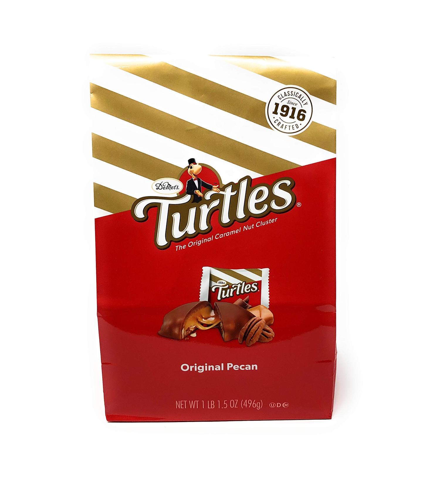 Demet's Turtles Original, PecansChocolateCaramel, 17.5-Ounce