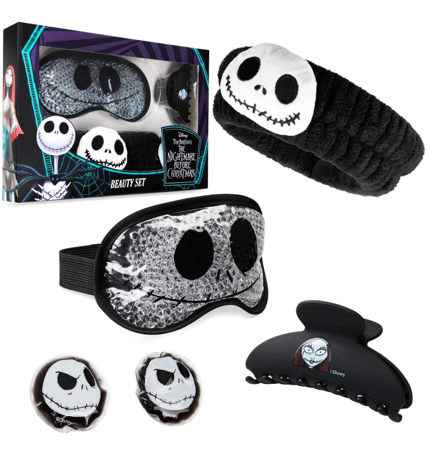 Disney The Nightmare Before Christmas Cooling Eye Mask Beauty Accessories Set (Black) - Buy Online on GoSupps.com