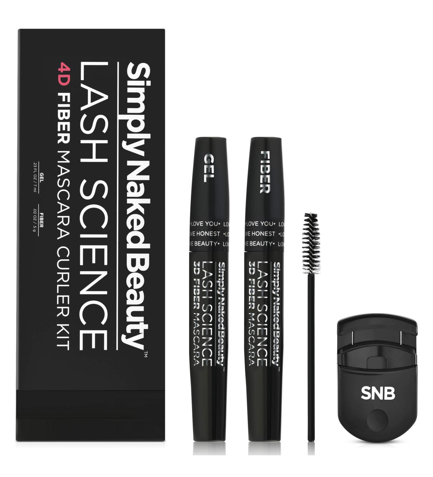 4D Fiber Mascara Kit - Lengthening, Volumizing, Smudge-proof & Water Resistant - Hypoallergenic & Cruelty-Free - Buy Online on GoSupps.com
