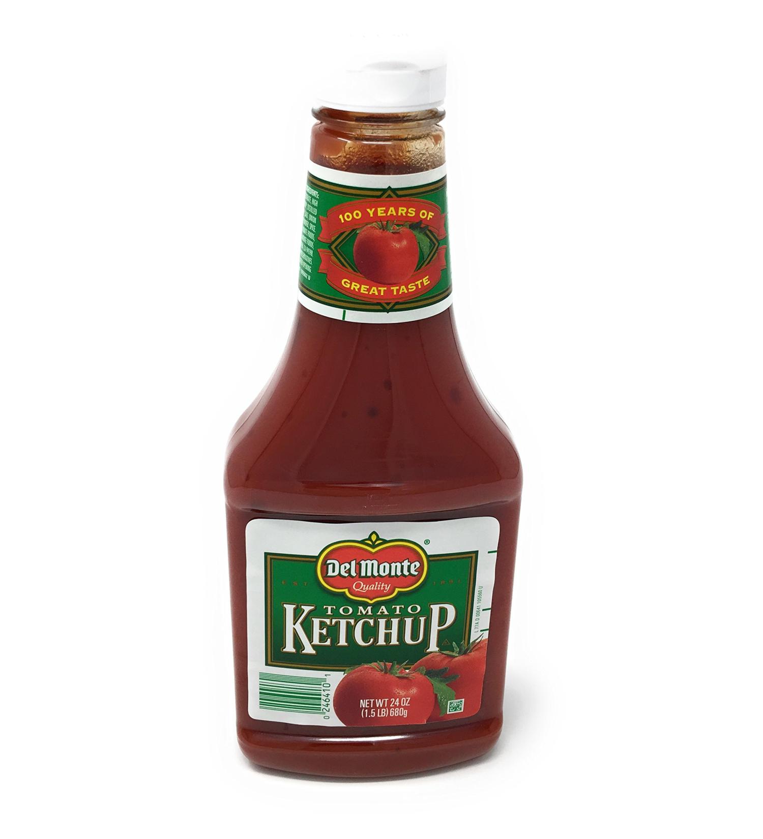 Del Monte Tomato Ketchup - 24oz Bottle 2 Piece Set 1.5 Pound (Pack of 2)